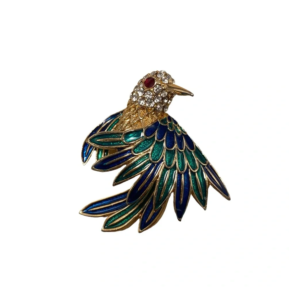 D’Orlan Hummingbird Brooch
